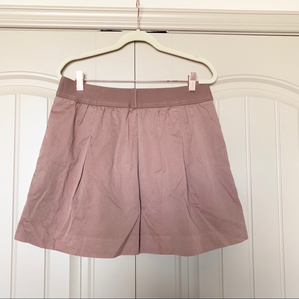 J.Crew Dusty Rose Elastic Waist Mini Skirt